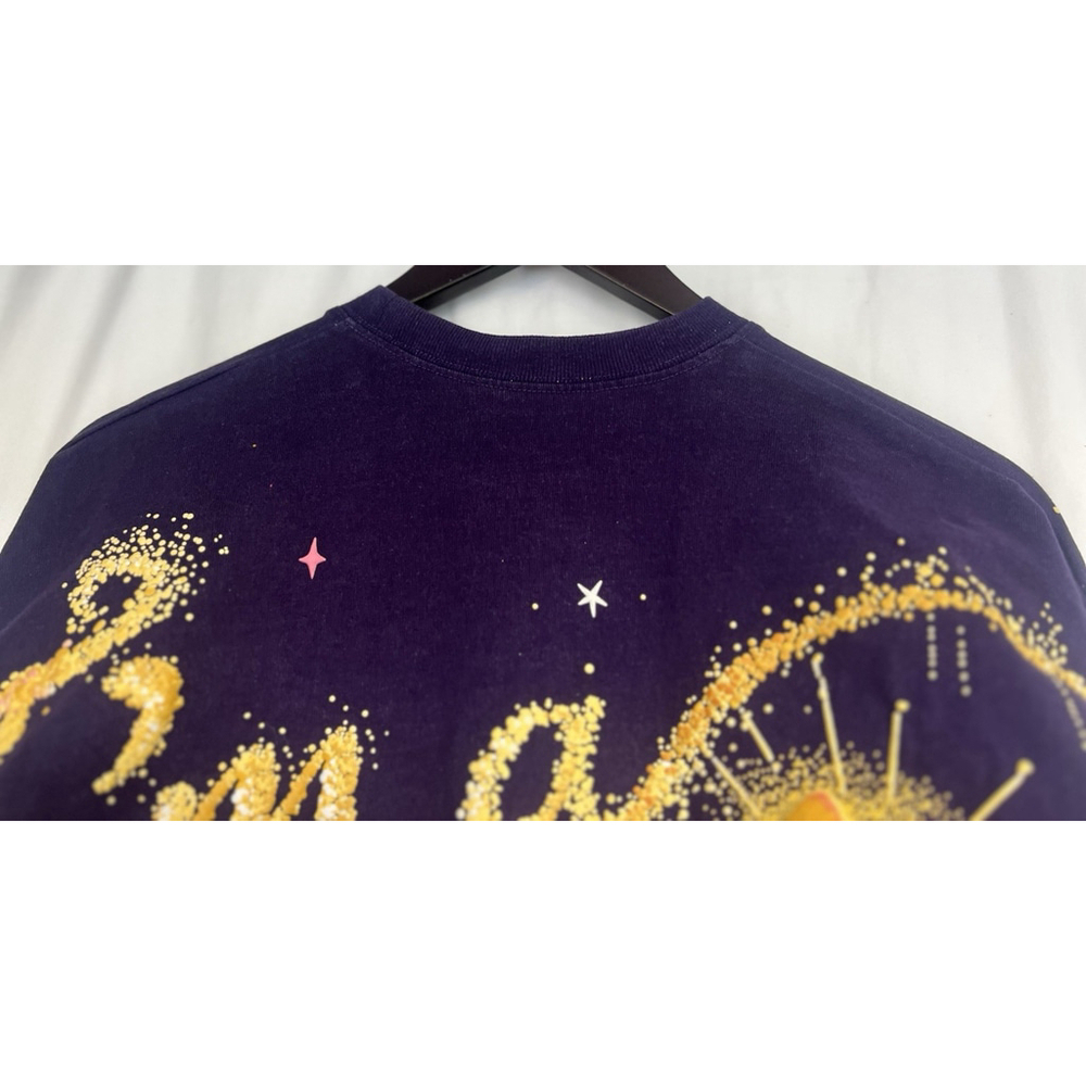 Disney Wish Spirit Jersey Women’s Size Small Blue Sparkle I'm A Star Oversized - Picture 3 of 6